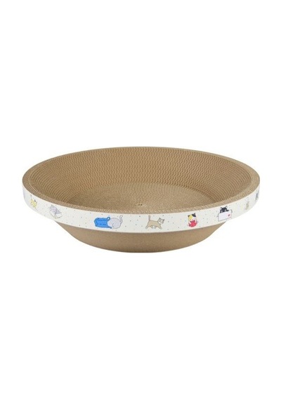 Karton Yuvarlak Kedi Yatağı Moon L Karton Yuvarlak Kedi Yatağı Moon L