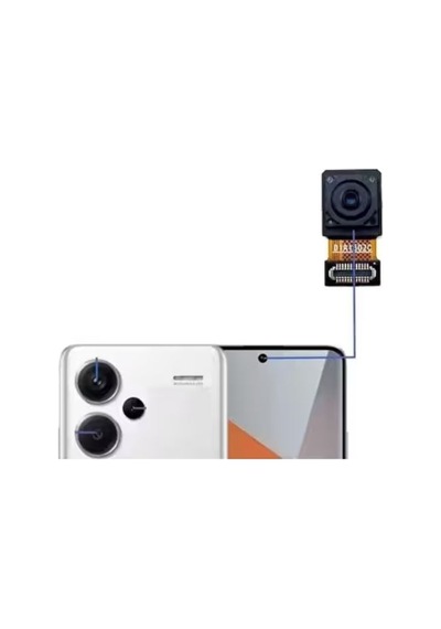 Telefon Kulübesi Xiaomi Redmi Note 13 Pro Plus 5g Uyumlu Ön Kamera + Tamir Seti