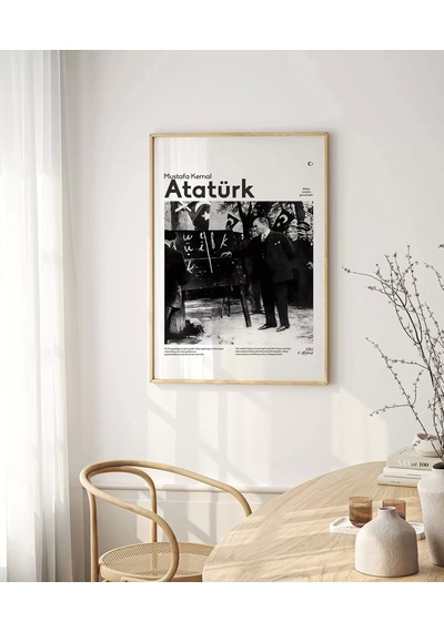 Çerçevesiz Poster Harf Devrimi