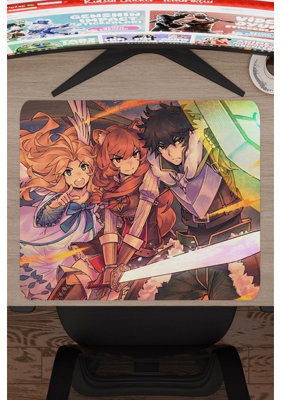 The Rising Of The Shield Hero Dikişli Kauçuk Oyuncu Mousepad V4 - 48x40 Xl Gaming Mouse Pad