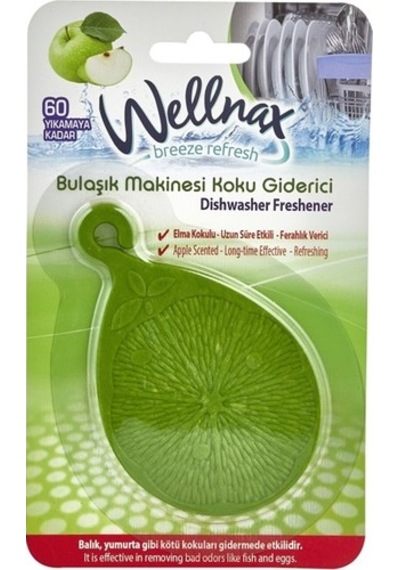 Wellnax Breeze Refresh Bulaşık Makinası Koku Giderici Elma X3