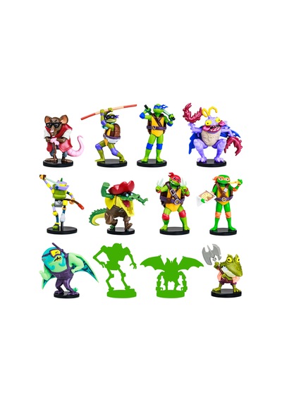 Tmnt Figürlü Kalem Başlığı 12'li Paket Model 1 Nt2080