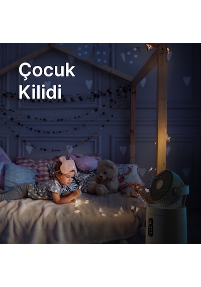 Xenon Smart Akıllı Air Purifier Fanlı, Aromaterapi Özellikli Sessiz Hava Temizleme Cihazı (X7422)