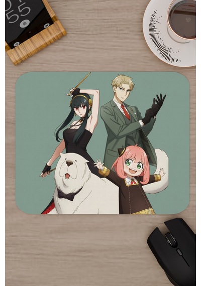 Spy Family Anime V3 - 22x18 Gaming Kauçuk Kaymaz Taban Mouse Pad Fare Altlığı
