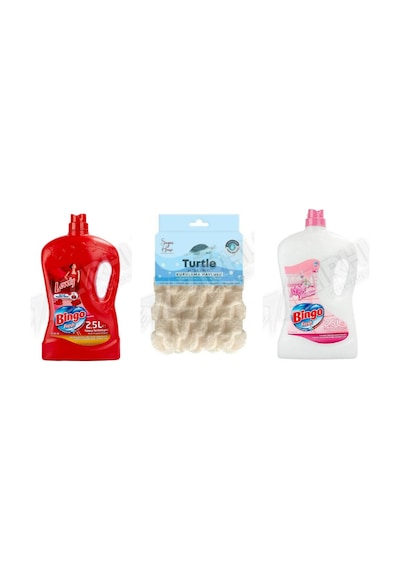 Bingo Yüzey Temzileyici 2,5 L + Turtle Havlu + Yüzey Tem. Fresh 2.5 Lt 3'lü Set Diğer