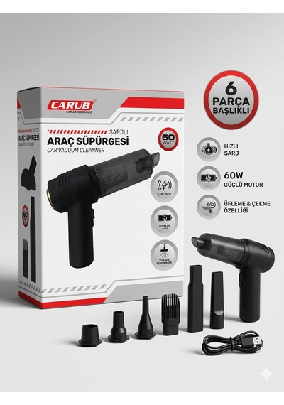 Şarjlı Araç Süpürgesi 60w Crb-090901 1