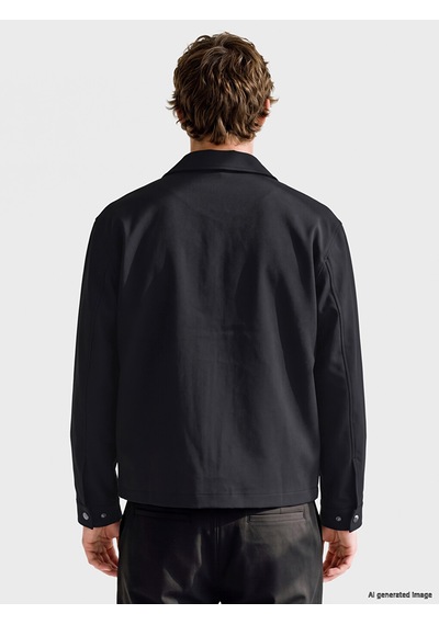 Lcw Vision Siyah Loose Fit Erkek Ceket