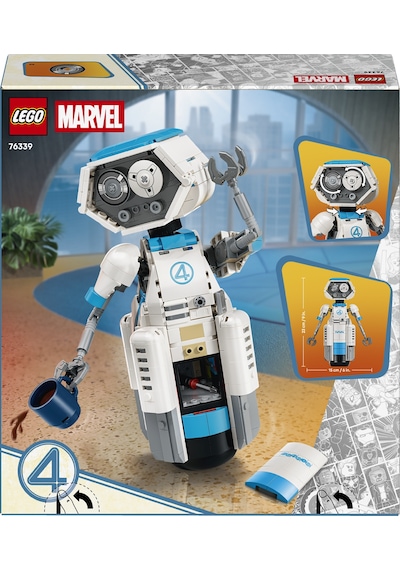 LEGO® ǀ Marvel Fantastik Dörtlü H.E.R.B.I.E. 76339 - 10 Yaş Üzeri Çocuklar için Aksesuarlar İçeren Oyuncak Yapım Seti (747 Parça)