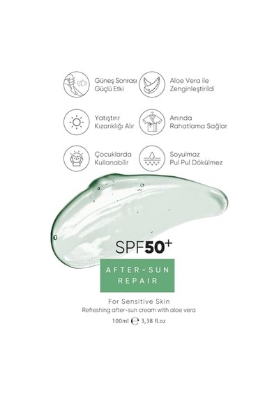 Tr Güneş Sonrası Aloe Veralı, Kızarıklığa, Soyulmaya, Pul Pul Dökülmeye Karşı 100ml Krem Jel
