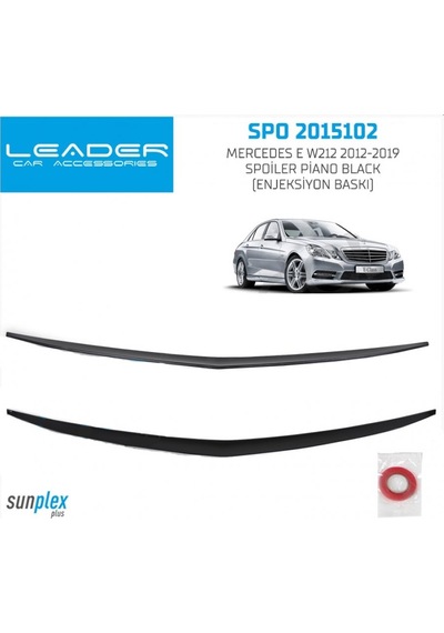 Spoiler Parlak Siyah Mercedes E W212 2012- 2019 2015102 Sunplex