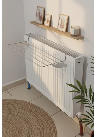 Kurufer 5 Telli Petek Üstü Çamaşır Kurutmalık Askısı Banyo İçi Kalorifer Kurutmalık 60 cm