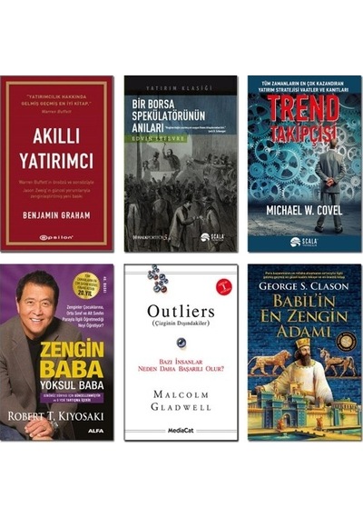 Akıllı Yatırımcı + Bir Borsa Spekülatörünün Anıları + Trend Takipçisi + Zengin Baba Yoksul Baba + Ou