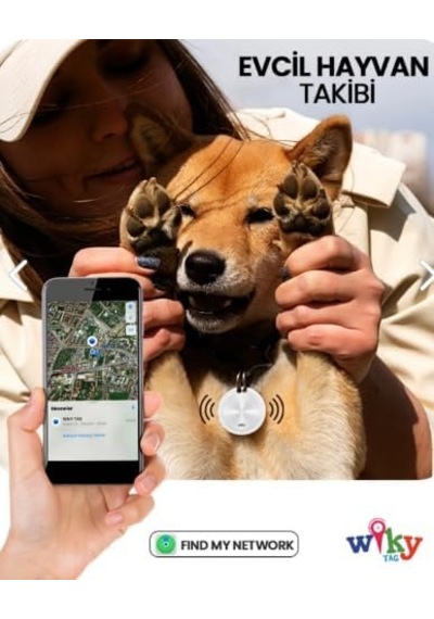 Tag Çocuk Smart Airtag Pembe - Akıllı Konum Takip Cihazı Apple Uyumlu Pembe Genel