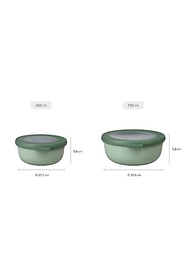 Multi Bowl Cirqula Round Yuvarlak Yemek Kabı 350 Ml - Nordic Blush
