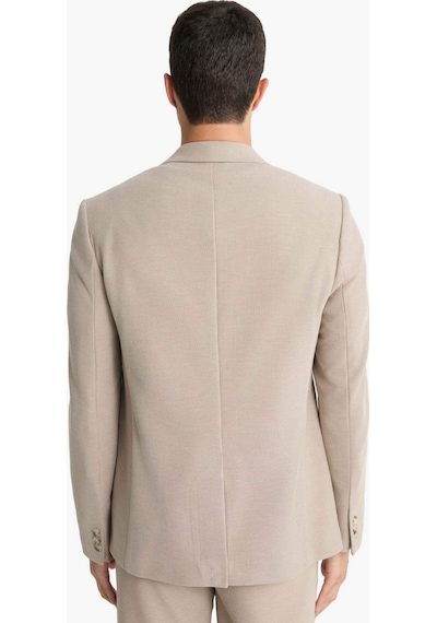 Defacto Modern Fit Düğmeli Cepli Blazer Ceket F2347ax25aubg773 Bej