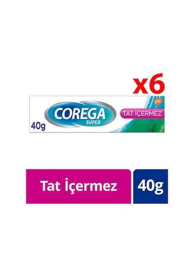 Tat Içermez Protez Yapıştırıcı Krem 40gr - 6 Adet