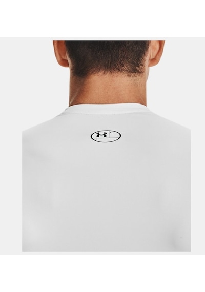 Under Armour Erkek HeatgearArmour Kısa Kollu 1361518-100 Beyaz