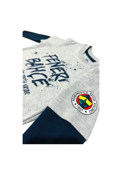 Fenerium Fenerbahçe Lisanslı Mazinde Bir Tarih Yatar Çocuk Sweat Gri