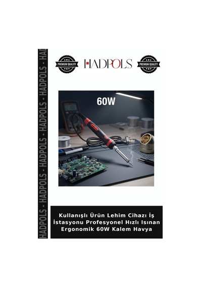Kullanışlı Ürün Lehim Cihazı İş İstasyonu Profesyonel Hızlı Isınan Ergonomik 60w Kalem Havya