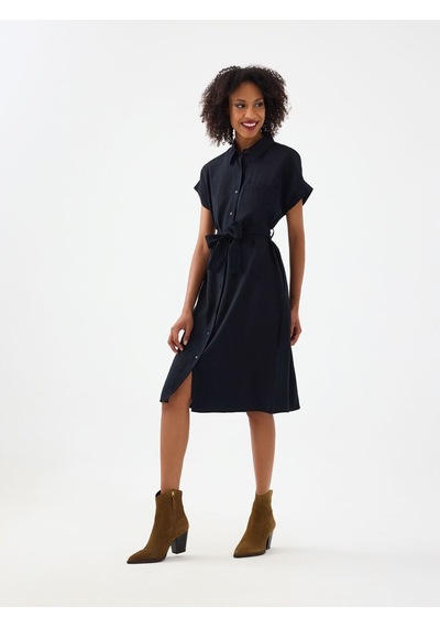 LOFT Loose Fit Kadın Elbise Lf2038352 Q1.v1 Siyah