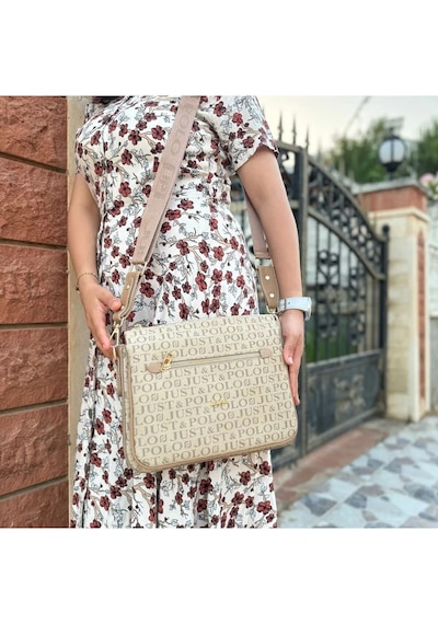 Just Polo Kadın Yeni Sezon El Ve Omuz Çantası 440113mh Vizon Yeni