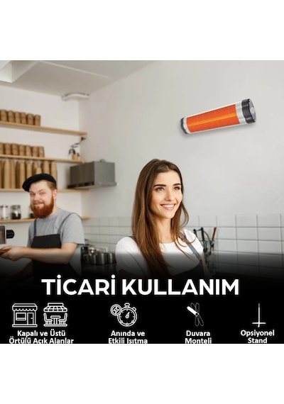 UFO S/2400 W Duvar Tipi Isıtıcı