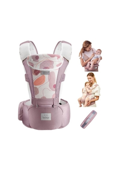 Bebear Store Bebek Taşıyıcı 0-36 Ay Için 3d Air Mesh Sırt Çantası Portbebe Çok Renkli