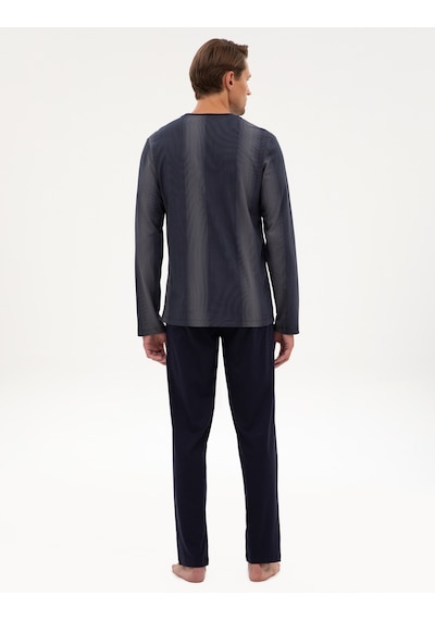 Pierre Cardin Erkek Lacivert Pijama Takım 50322637-200 Lacivert
