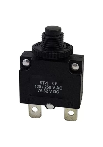 Hubrendy Sh Powermaster Ic-271s St-1 Termik Resetli Sigorta 125/250v Ac 32v Dc 7 Amper