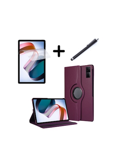 Huawei Uyumlu Matepad 11.5 İnç / Air 11.5 Kılıf Dönen Tablet Kilifi Ekran Koruyucu+kalem
