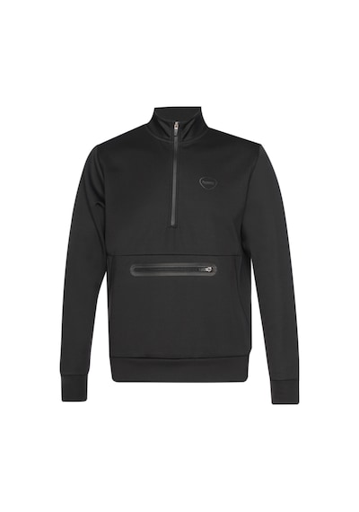 Hummel Loton Yarım Fermuarlı Sweatshırt 922255-2001 Siyah
