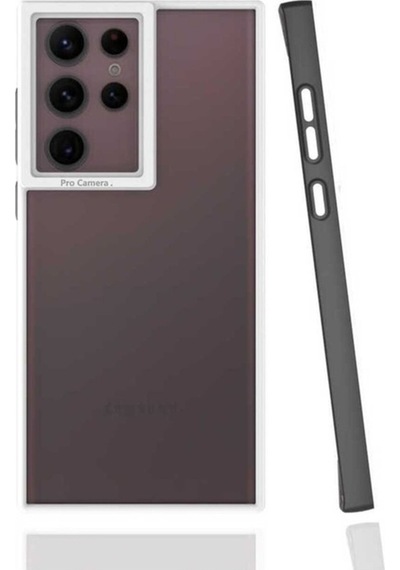 Galaxy S22 Ultra Kılıf Zore Mima Kapak Siyah