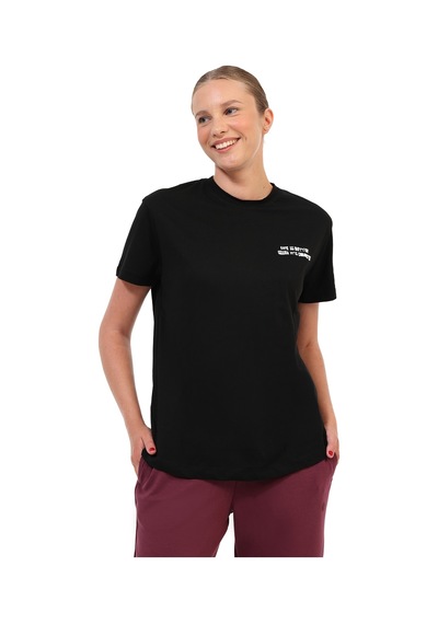 Lumberjack Kısa Kol T-shirt Kadın Siyah Wl 11danya 000000000102725356
