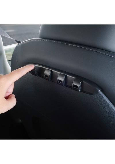 Tesla Model Y Legacy Ve Juniper İçin Uyumlu G222 Geliştirilmiş Araç Koltuk Askısı - 2 Li Katlanabilir