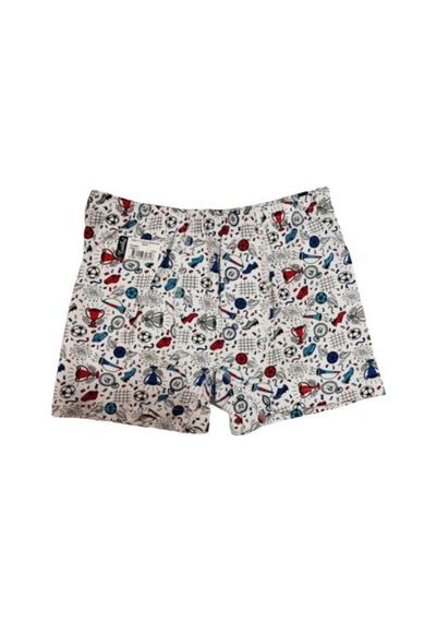 Tutku 0254 Erkek Çocuk Empirme Desenli Boxer 6 Adet KARIŞIK RENK