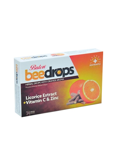 Balen Beedrops Portakal Aromalı Bitkisel Drops 24 Adet