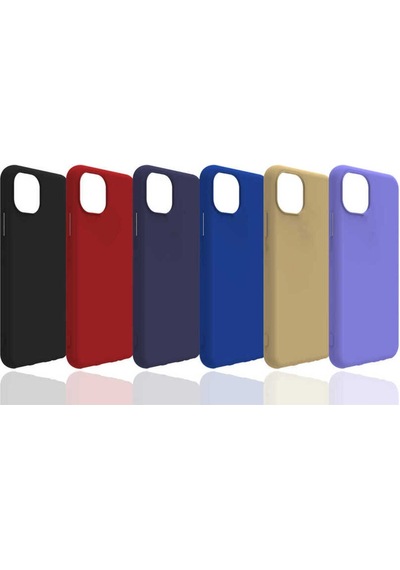 Apple iPhone Uyumlu 13 Csm Zore Biye Silikon lacivert