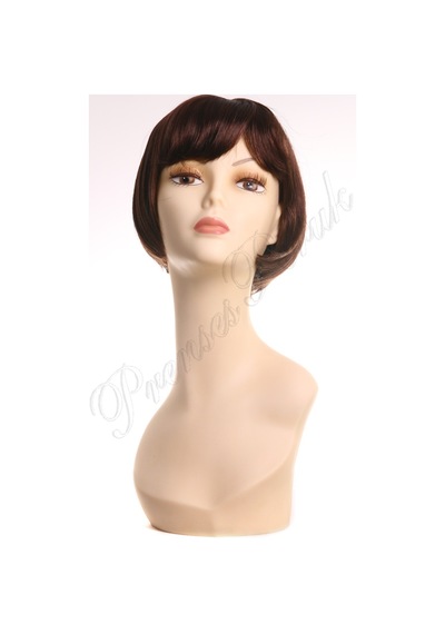 Sentetik Peruk Modern Kısa Küt