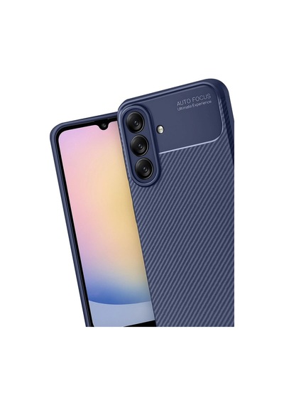 Samsung Galaxy A17 5g Auto Focus Karbon Kapak - Lacivert