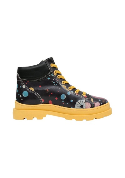 Kadın Vegan Deri Çok Renkli Bot - Jelly Stars Tasarım Multicolor
