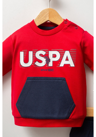 U.S. Polo Assn. Erkek Bebek Kırmızı Takım 5274-48895 Kırmızı