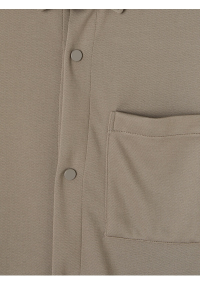 Lcw Vision Kahverengi Regular Fit Tek Cepli Erkek Gömlek Ceket