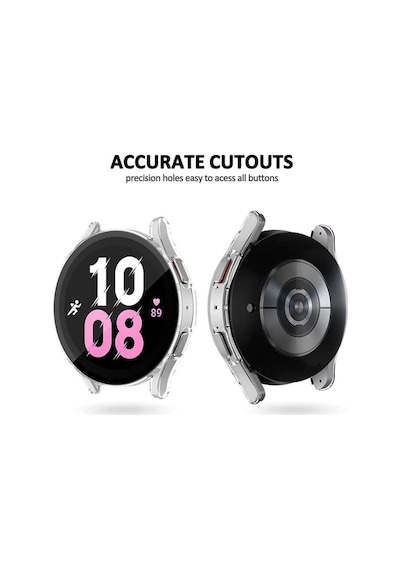 Samsung Galaxy Watch 6 Classic İle Uyumlu 47mm Ve 43mm Önü Açık Çerceve Pc Wafture Silikon Kılıf Koruma Galaxy Watch 6 İle Uyumlu Gard Çerçeve Şeffaf Çok Renkli Samsung Galaxy Watch 6 Classic İle Uyumlu 47mm Ve 43mm Önü Açık Çerceve Pc Wafture Silikon Kılıf Koruma Galaxy Watch 6 İle Uyumlu Gard Çerçeve Şeffaf Çok Renkli