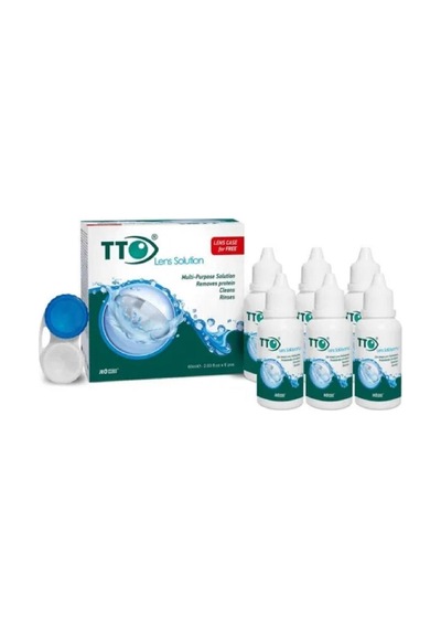 Tto Lens Solüsyonu 60 Ml + Lens Kabı Hediye 6 Adet