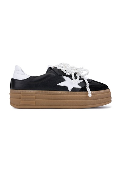 Tamer Tanca Kadın Siyah Sneakers & Spor Ayakkabı 1116 128-1 Bn Ayk Sk25-26 Sıyah