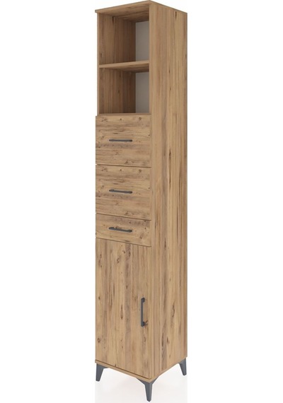 Hyperion Dolap 3 Raflı 3 Çekmeceli Tek Kapaklı 44x44x243 Çam-çam Çam Hyperion Dolap 3 Raflı 3 Çekmeceli Tek Kapaklı 44x44x243 Çam-çam Çam