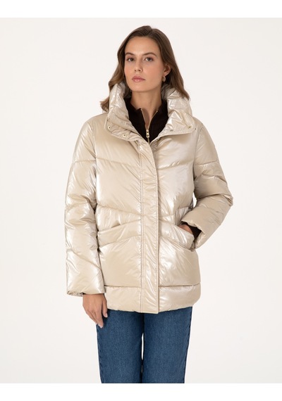 Pierre Cardin Kadın Mont 50308990-vr011 Bej
