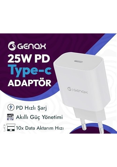 25w Pd Hızlı Şarj Adaptörü Geniş Uyumluluk
