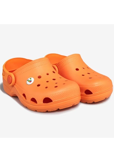 Vicco Didim Jıbbıtz Aksesuar Hediyeli Ortopedik Unisex Çocuk Terlik Turuncu