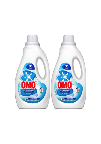 Omo Active Fresh Cold Power Beyazlar İçin Sıvı Deterjan 1500 Ml X2 Diğer